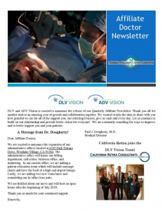 Q1 Doctor Affiliate Newsletter