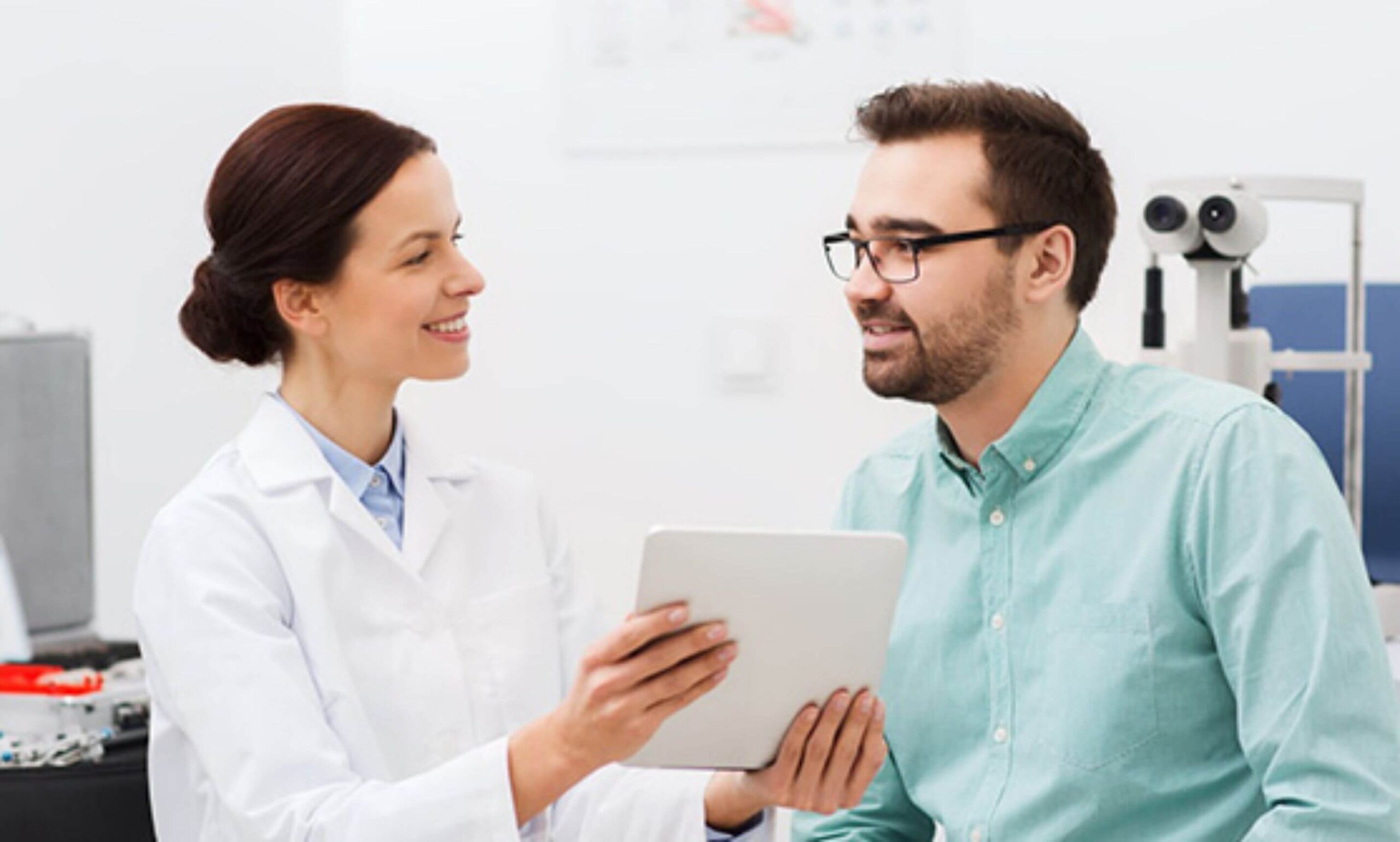 patient having consultation at dlv
