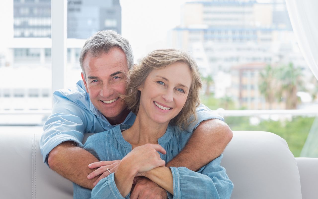 smiling couple after having prk at dlv