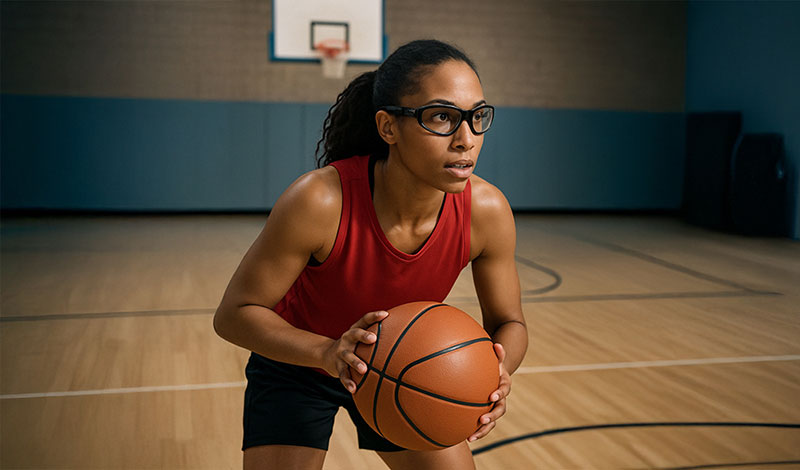women sports eyewear for eye safety