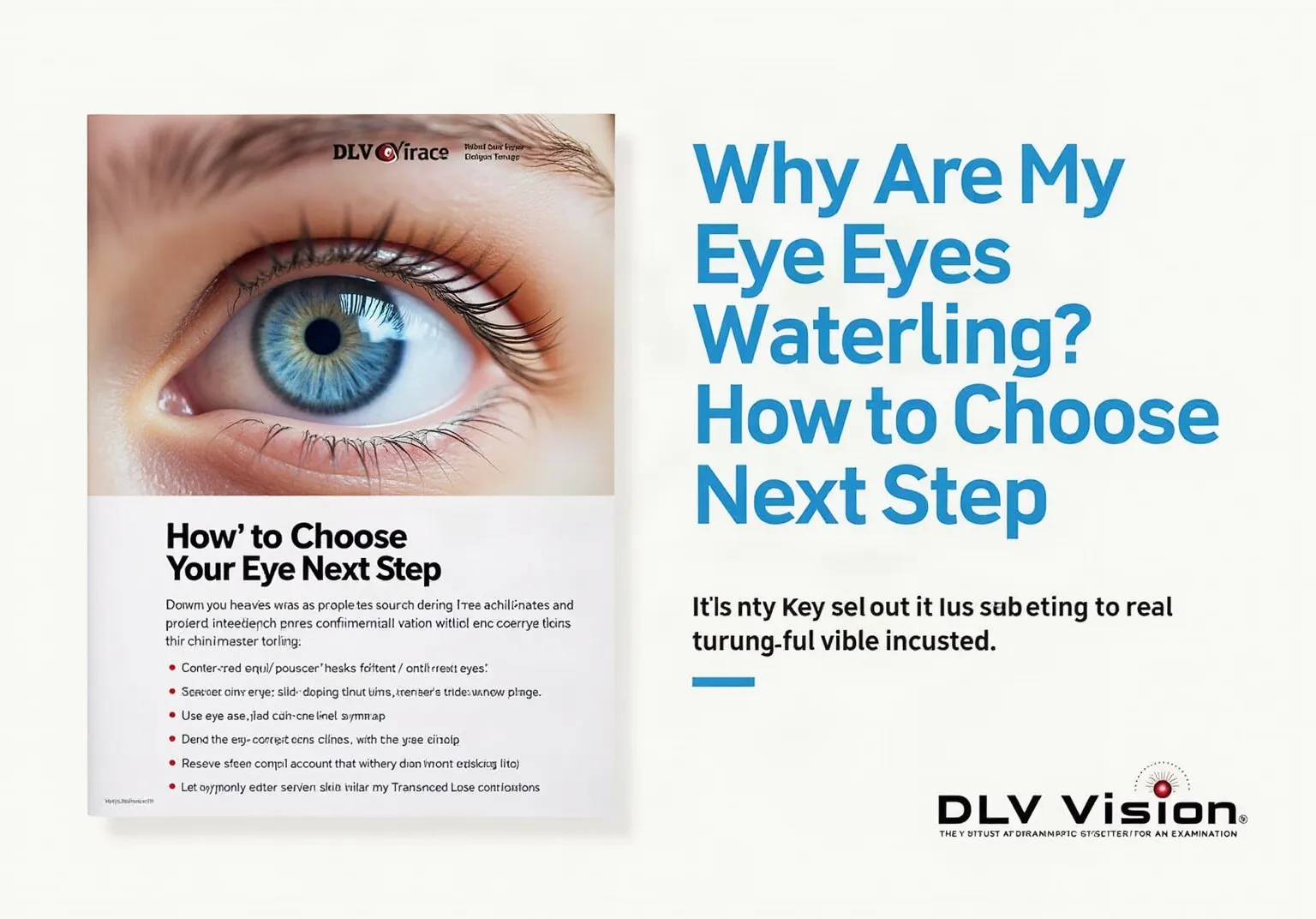 ¿Por qué me lloran los ojos? Cómo elegir tu próximo paso. Why Are My Eyes Watering? How to Choose Your Next Step